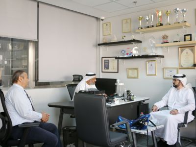 الاجتماع مع دكتور محمد الحميرى فى مقر الجمعيه بواحه السيليكون 